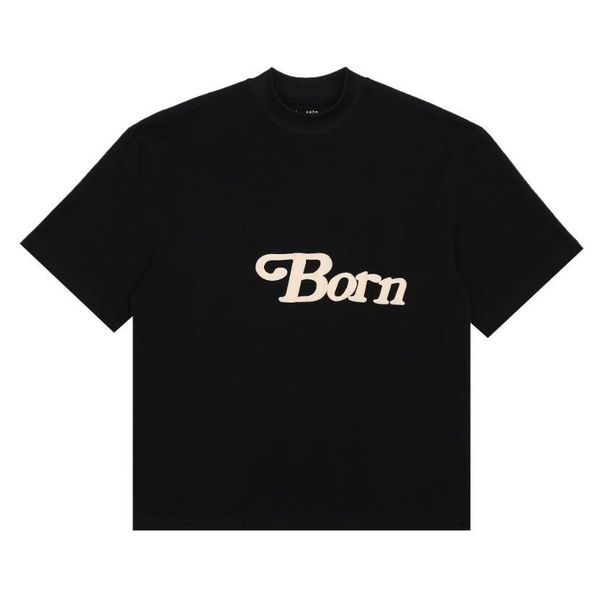 

men's t-shirts designer tide t shirts chest letter print short sleeve high street loose oversize casual t-shirt pure cotton for men and, White;black