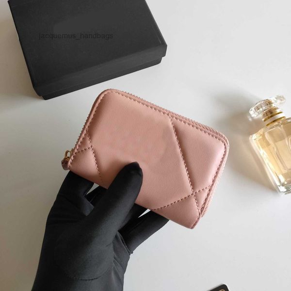

ch an el designer bag wallet women zipper card holder wallet female student solid color buckle small purse 230524
