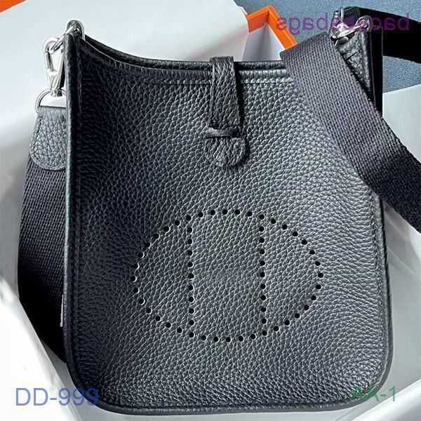 

designer bag women tote 2023 evelynbag bags h spring hollowed-out bucket cow leather litchi women's single-shoulder cross-body 9f6j wit