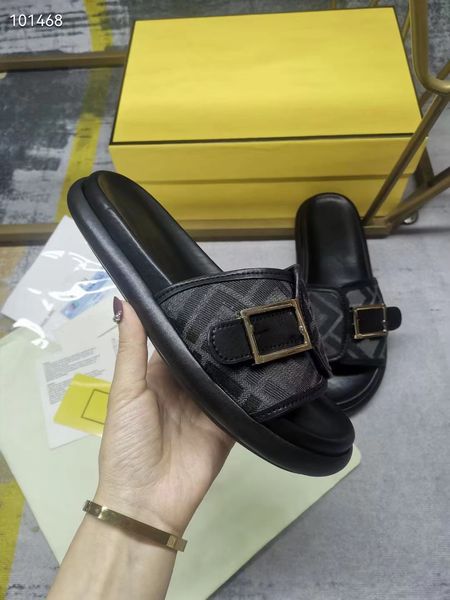 

luxurys designers sandals for men women fashion classic floral brocade slides flats leather rubber flip flops bottoms beach shoes loafers si, Black
