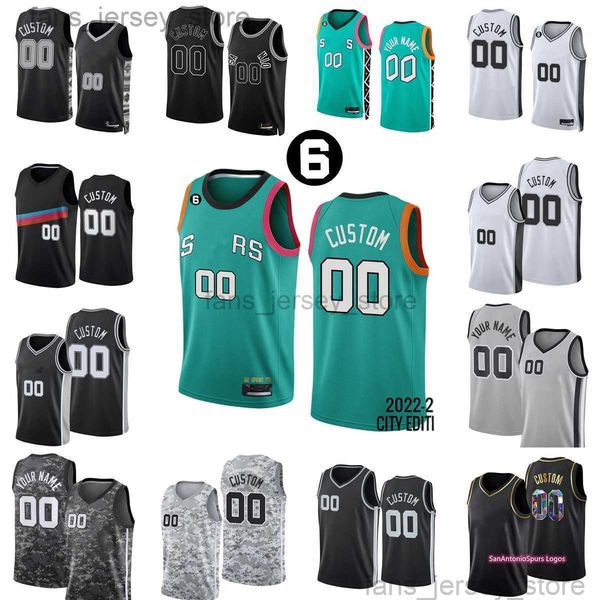 

victor wembanyama 2023 new season printed basketball jerseys mcdermott graham collins birch vassell langford johnson jones bates-diop johnso, Black;red