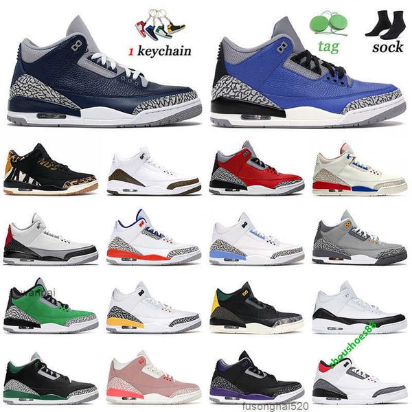 

jumpman 3 3s basketball shoes mens womens midnight navy blue cement black cat mocha fire red cool grey laser orange tinker pine green court