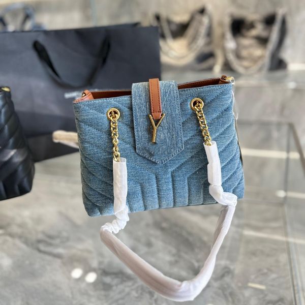 

tote shoulder bag designer bag large beach handbag totes with chain strap shopping wallet purses woman handbags