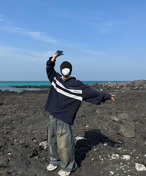 

original grailz pants men vintage jeans for men loose pants functional tactical wide-leg loose casual workwear denim trousers, Black