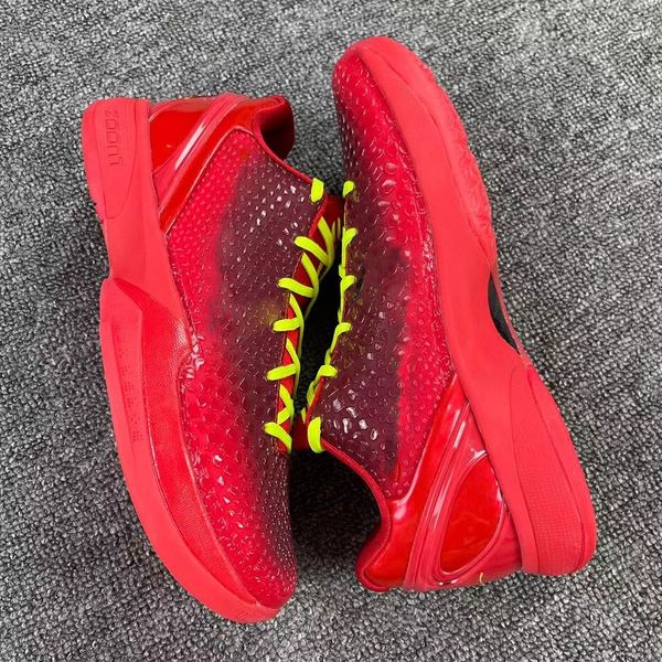 

shoes6 protro reverse grinch red bright crimson black electric green sports original fv4921-600