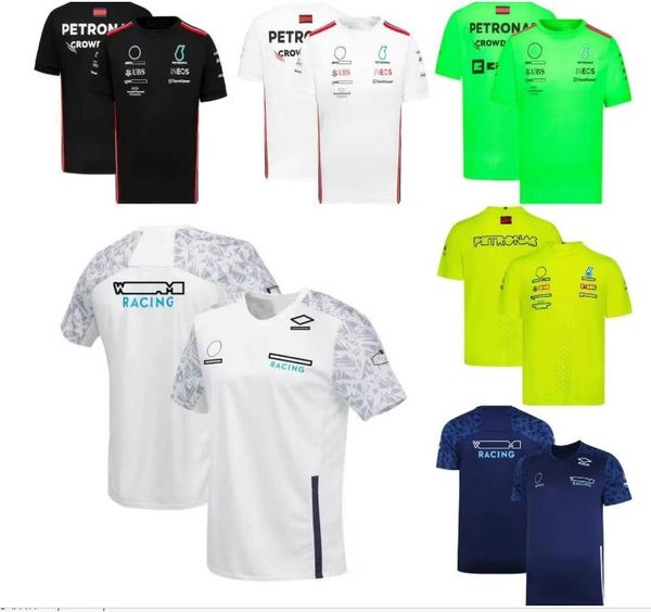 

formula 1 racing short-sleeved t-shirt summer round neck jersey the same custom