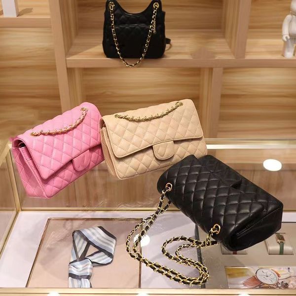 

designer bag ladies rhombus chain bag fashion leather single shoulder crossbody bag luxury handbag small square bag