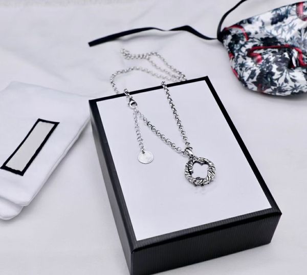 

new classic pendant necklace designer love gift jewelry women's luxury necklace designer jewelry gift, Silver
