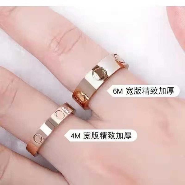 

original boutique zhicarti ring fashion couple electroplated rose gold colorless titanium steel jewelry ygay u5jf, Silver