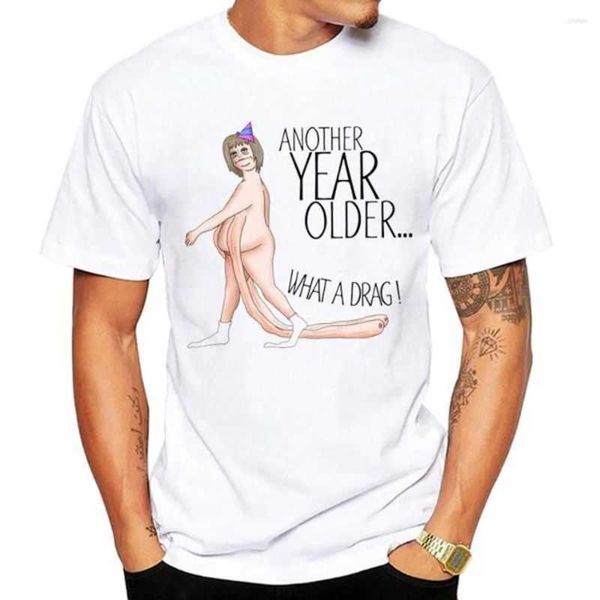 

men's t shirts funny gift for dad husband grandpa brother mum t-shirts what a drag rude print t-shirt old age hip hop streetwear5sv42a8, White;black