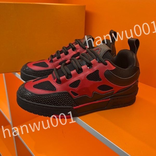 

2023 luxury loafer shoes for women's crystal women's trainer sneakerdesigner striped fashion retro leather mens sneakers, Black