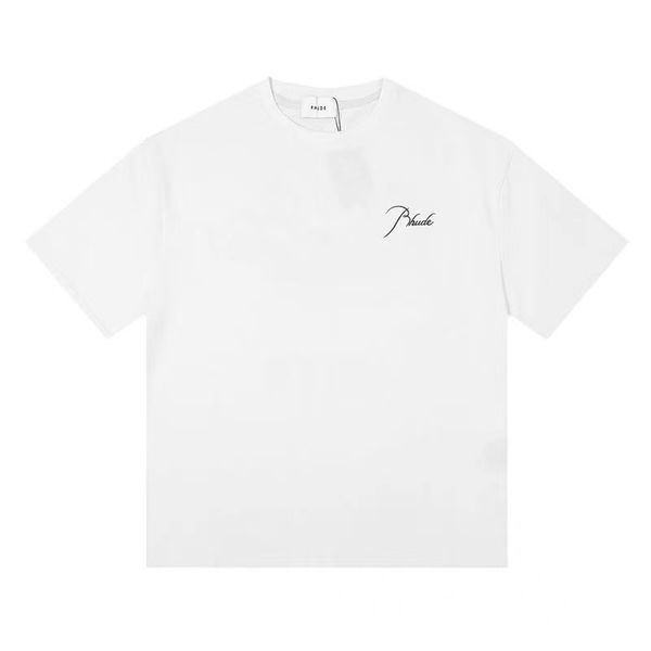 

designer t shirts rhude t shirt summer casual short sleeve women mens designer t-shirt simple classic design tee streetwear outdoor shirts w, White;black