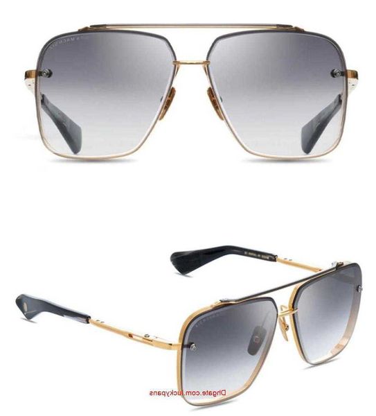 

dita mach six designer sunglasses for man women high grade square trimmed metal sunglasses big oversized oval frame goggle driving4745147 o2, White;black