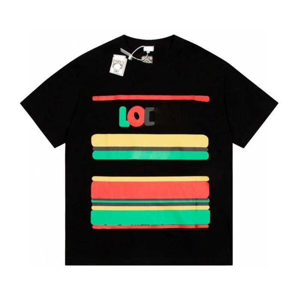 

oversize t shirt luxury brand loe mens polo shirt fashion men women sweatshirt lgbt designer tshirt round neck tee cotton pullover casual sh, White;black