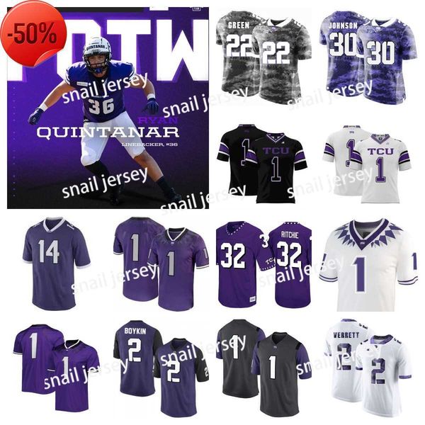 

custom ncaa tcu horned frogs abe camara josh newton mark perry savion williamshear chandler morris namdi obiazor jamoi hodge chase jackson e, Black;red