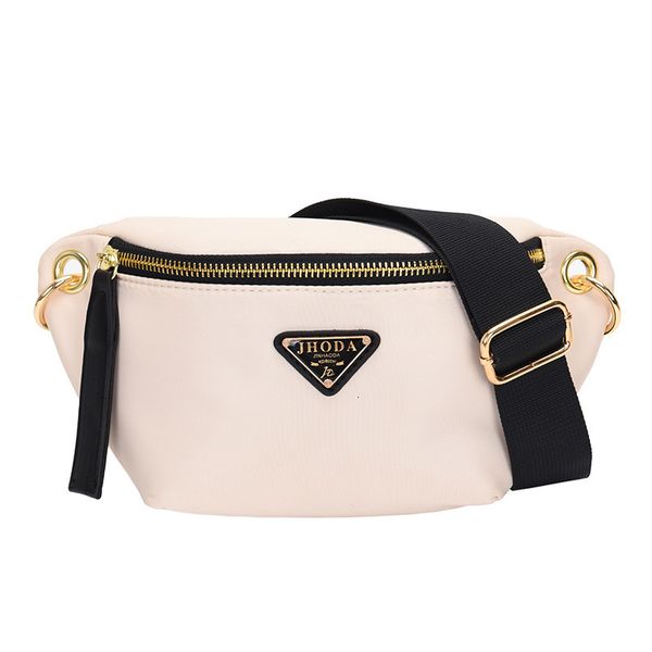 

waist bags women's 2022 new fashion versatile oxford cloth dumpling bag casual solid one shoulder oblique cross waist bag 210610