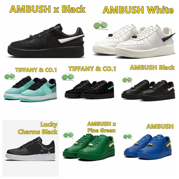 

designer ambush mens running shoes friends and family exclusive black blue multi blue color dz1382-001 men women trainers sports sneakers sn