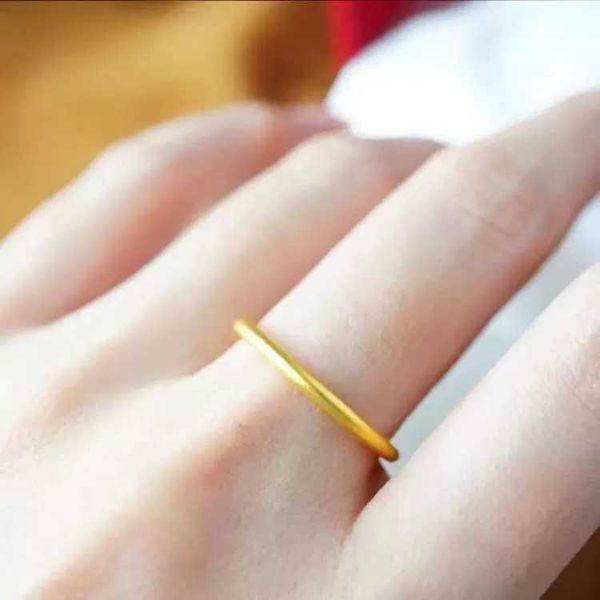 

eller jewelry 18k gold ring au750 couple plain carti to confession gift nhet, Silver
