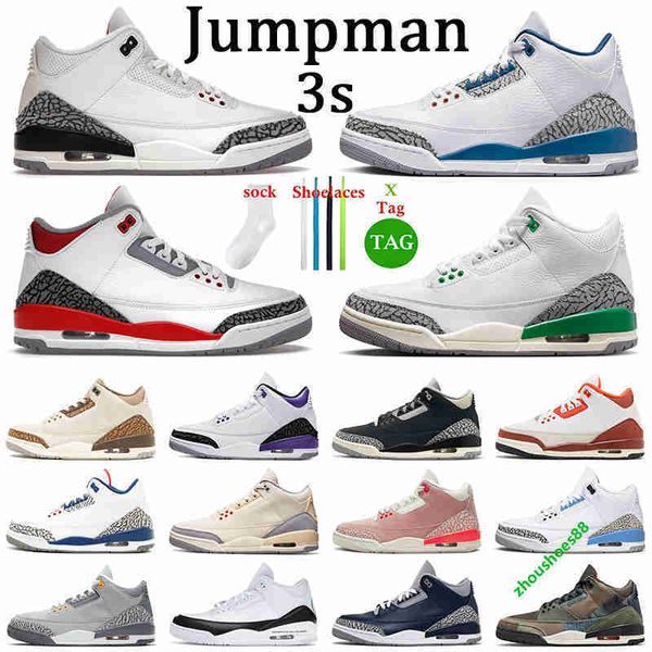 

jordens 3 iii basketball shoes jumpman 3s retro men trainers fire red sports sneakers women white cement reimagined wizards lucky green dark