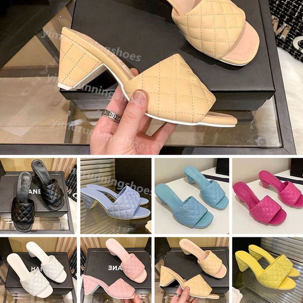 

designer sandal slides women fashion black caviar leather dad sandals gold logo classic luxury beach slide slipper vacation outdoor l1