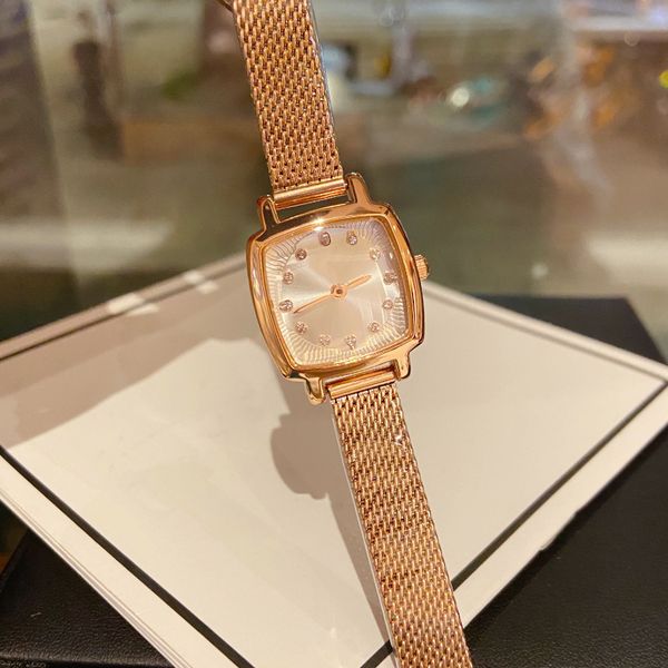 

lady watch fully automatic mechanical watch 28mm stainless steel strap diamond watch waterproof design luxury girl watch gift, Slivery;golden