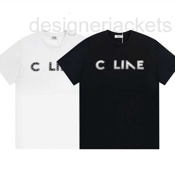 

men's t-shirts designer luxury classic black and white piano lattice rivet short sleeve wang yibo same style men women loose 57fd, White;black