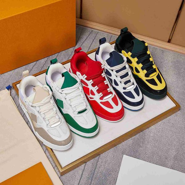 

casual shoes trend designer skate big bread shoes retro daddy thick sole couple sneakers sports skateboard men women, Black
