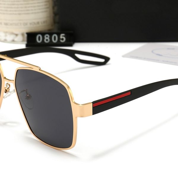 

luxury new brand polarized sunglasses men women pilot sunglasses uv400 eyewear glasses metal frame polaroid lens 0805 with box, White;black