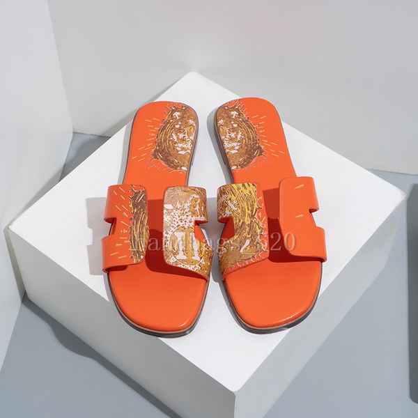 

brand classic womens sandals beach slippers flat heel summer fashion flops pu leather slides shoes ladies sandals, Black
