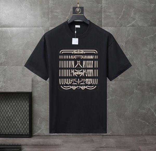 

2023 summer men's and women's fashion and leisure brand temperament joker soft cartoon letter printed t-shirt size xs-4xl#am76, White;black