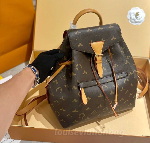 

fashion designer womens backpack luxury mini rucksack style handbags flower letters montsouris bb tote bag ladies mini stylish travelling ba