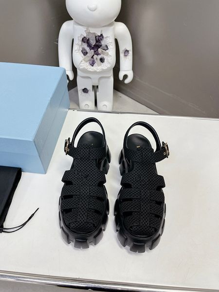 

classic designer womens sandals mens slippers summer slide flip flops luxury flat thick bottom embroidered printed jelly rubber 0609, Black