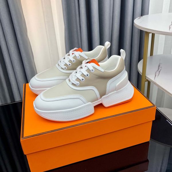 

giga sneaker shoes designer fashion men women increase leisure sneaker luxury rubber leather soft comfortable shoes size 34-46 08, Black