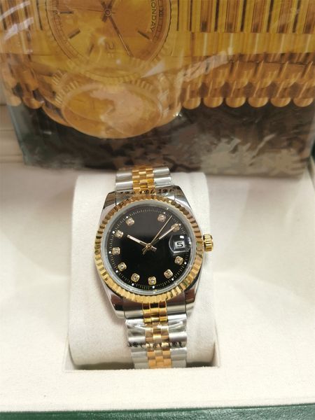 

with original box high-quality luxury fashion watch 41mm president datejust 116334 sapphire glass asia 2813 movement mechanical automatic me, Slivery;brown