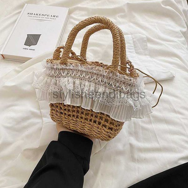 

stylisheendibags beach bags fairy holiday grass woven bag 2023 new vegetable basket crossbody foreign weaving portable bucket