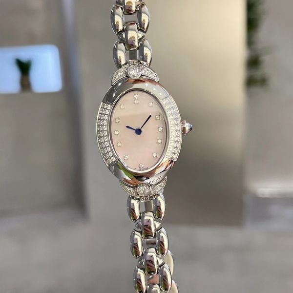 

women's diamond watch pedestal saudi limited edition diamond bezel diamond scale with stainless steel strap ladies elegant business cas, Slivery;golden