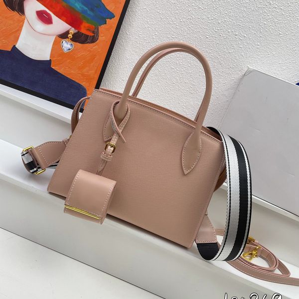 

luxury designer shoulder bag ladies saffiano bag monochrome small handbags leather woven shoulder shopping bag retro crossbody bags