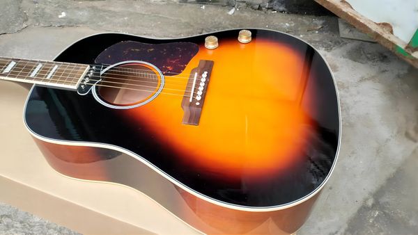 

41 inch 160e nature wood spruce back & side maple cs sunburst acoustic guitar