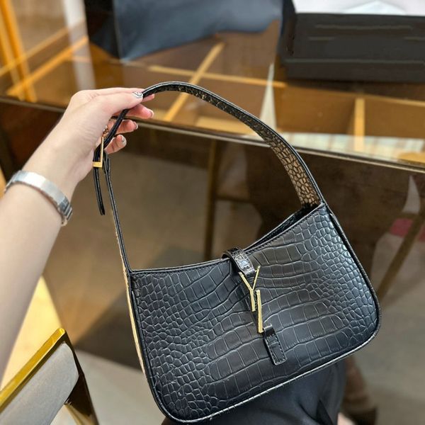 

evening bags luxur lea57 hobo cleo bag women's hobo designer bag crocodile shoulder crossbody bag fashion underarm bag a8