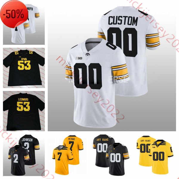 

riley moss jack campbell iowa hawkeyes football jersey custom stitched 3 cooper dejean 4 leshon williams 10 arland bruce iv 85 luke lachey m, Black;red