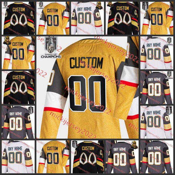 

reilly smith 2023 champions hockey jersey nicolas roy custom stitched mens youth 27 shea theodore 9 jack eichel 43 paul cotter keegan kolesa, Black