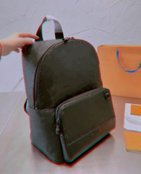 

2023 new style luxury design mens double shoulder backpack brand women's lapbag large student bookbag leather outdoor travel bags aaa