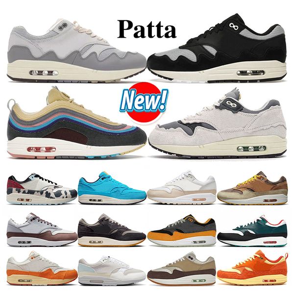 

running 1 87 shoes for men women big bubble red dirty denim concepts saturn gold baroque brown patta summit white trainers outdoor sports sn
