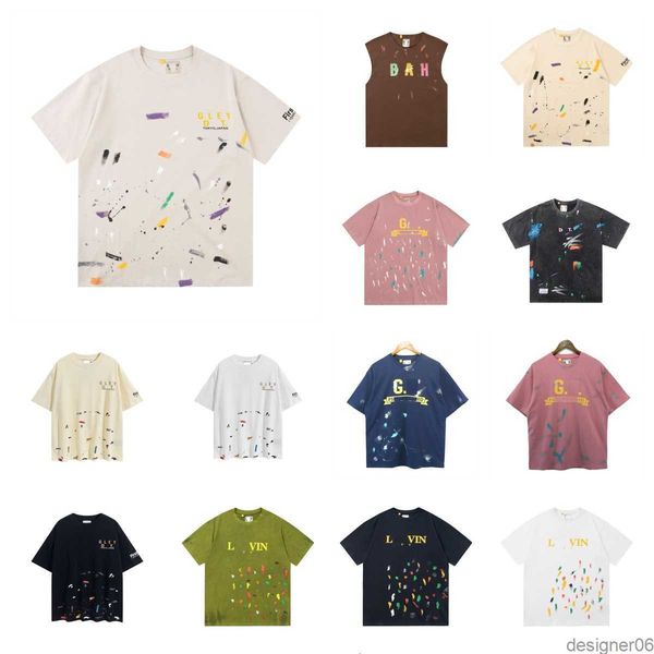 

Mens Tshirts Fashion Casual Tees Lanvins Galleryses Depts Mens t Shirts Womens Designer Scheme French Letter Basic Slogan Round Neck Short Sleeved Tshirsq7g, 21