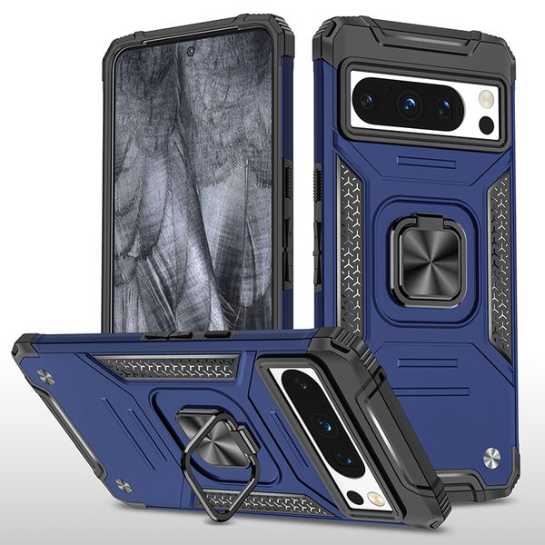 

armor shockproof phone cases for pixel 4a 5 5a 6 6a 7 8 pro multifunction magnetic kickstand cellphone case cover
