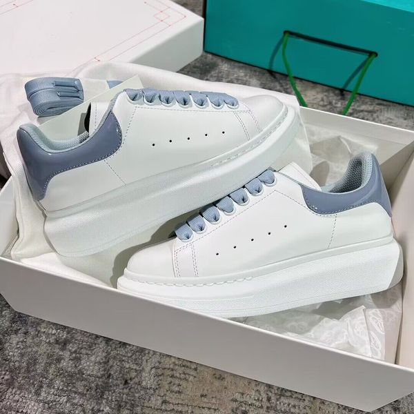 

luxury women men sneakers shoes white black leather platform trainers skateboard walking low-calfskin couple runner sports eu35-46