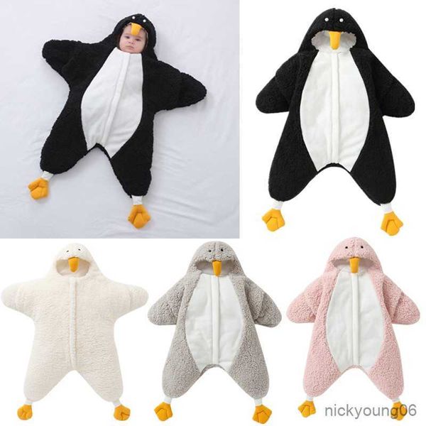 

sleeping bags winter warm baby bag starfish newborn envelope swaddle wrap polar fleece wearable r230614