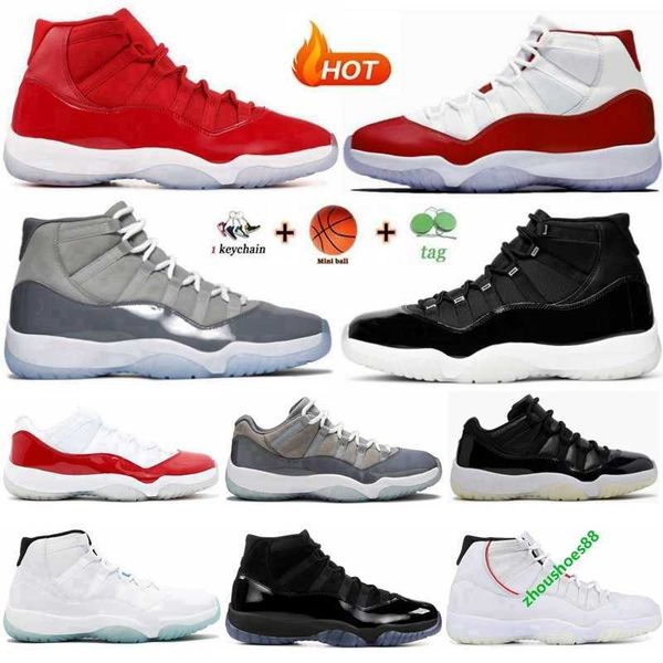 

2023 designer jumpman 11 men basketball shoes 11s women 25th anniversary wmns concord 45 space jam cap and gown legend blue sport sneakers