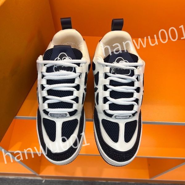 

luxurys loafer shoes for women's crystal women's trainer sneakerdesigner striped fashion retro leather men's sneakers, Black