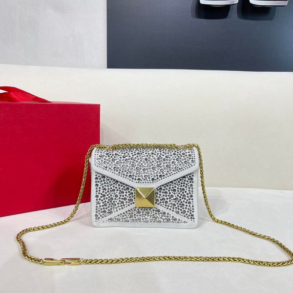 

new designer full drill bag riveted chain bag women's crossbody bag
